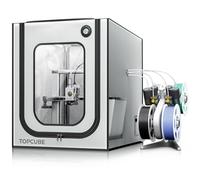 Boîtier pour imprimante 3D Bambu Lab A1, Couverture d'imprimante 3D avec lumière LED, TOPCUBE Boîtier de température constante pour imprimante 3D 550 * 600 * 670 mm