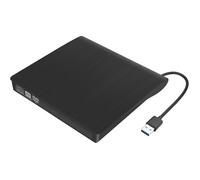 Boîtier pour lecteur CD - Lecteur DVD externe avec lecteur optique - Boîtier d'installation pour CD-ROM (brossé 12,7 mm)