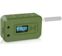 Boîtier pour LoRa ESP32 V3 Module Platines Kit - Carte de Développement, Antenne 3000mAh Batterie All-in Boîtier, Écran OLED Housse de Protection avec Interface Type-C (Version N35, Vert)