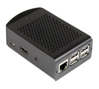 Boîtier pour ordinateur monocarte - JOY-IT - rb-alucase+06 - Aluminium - Compatible Raspberry Pi B+/2/3/3B+ - Sangles de fixation
