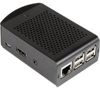 Boîtier pour ordinateur monocarte Joy-it rb-alucase+06 avec sangles de fixation noir 1 pc(s)