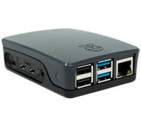Boîtier pour ordinateur monocarte Raspberry Pi® 909-8138 convient pour: Raspberry Pi® B+, Raspberry Pi® 2 B, Raspberry Pi® 3 B, Raspberry Pi® 3 B+ noir