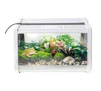 Boîtier pour reptiles - 10,63 x 7,48 pouces - Réservoir à lézards - Aération Playpen - Pour aquarium, habitat portable - Vue d'échappement pour serpents d'animaux, escargots, tortues