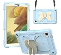 Boîtier pour Samsung Galaxy Tab A7 Lite 2021 avec support papillon bleu