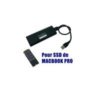 KALEA-INFORMATIQUE Boitier pour SSD de Mac Pro 2012 vers USB3 (USB 3.0 5G) pour SSD de Mac Pro 2012 en 8+18 Broches