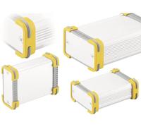 Boîtier profilé Fischer Elektronik 10035341 aluminium naturel, jaune 114 x 63.6 x 33 1 pc(s)