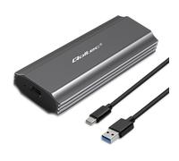 Boîtier Qoltec | Baie SSD M.2 NV2271 | SATA | NVMe | USB-C | 2 To