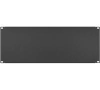 boîtier RACK 19 pouces 4U Plaque de recouvrement noire Stalflex