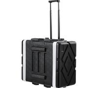 VEVOR Mallette Rack 5U 488,95 mm Valise Transport à Roulettes ABS avec Poignée