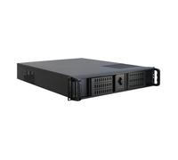Boîtier rack-montable 2U Inter-Tech IPC 2U-2098-SL pour carte mère ATX - 9 baies internes - 2 ports USB 2.0
