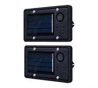 Boîtier Rechange 2PCS pour Lampe LED Extérieur Boîtier Rechange(4 * 7cm) | Plastique , résistant aux intempéries, panneau intégré, pour facile à installer, longue durée de vie