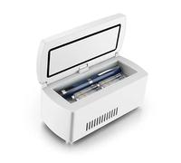 Boîtier Réfrigéré Portatif pour Insuline - Glacière Médicale Voyage avec Écran LED, Température Réglable 0-18°C, Autonomie 16H, Grande Capacité & Compatible Allume-Cigare