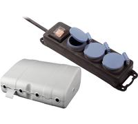 Boîtier répartiteur Basetech 2980725 x6 gris