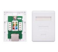 Boîtier Réseau Mural NANOCABLE 10.21.11 RJ45 FTP Blanc G