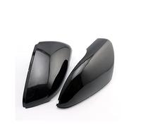 Boîtier rétroviseur 2PCS Side Car Mirror Covers Caps Pour Golf 6 Pour GTI 6 6 R MK6 R20 Pour Touran Paire Aile Rétroviseur Cas Couverture Garniture Cap Noir Coque rétroviseur(1 UK)