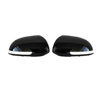 Boîtier Rétroviseur Accessoires Compatible Avec Kia Pour Rio 3 2011 2013 2014 2015 2016 2017 Voiture Rétroviseur Boîtier Réparation Remplacement Pièces Accessoires(Bright black)