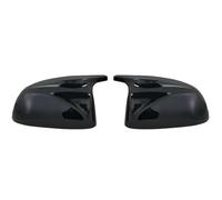 Boîtier Rétroviseur Accessoires Compatible Avec Pour G01 Pour G02 Pour G05 2018 2019 2020 2021 2022 Voiture Côté Portière Rétroviseur Latéral Capot Style Pièces(Bright black)