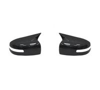 boîtier rétroviseur Capuchon Rétroviseur Latéral Noir/carbone Pour Mitsubishi Pour Lancer X 10 EX EVO 2013-2016, Autocollant Garniture Style Voiture couvercle d'aile latérale(Carbon LooK)