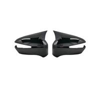 Boîtier Rétroviseur Compatible Avec Civic 2006 2007 2008 2009 2010 2011 2012 Voiture Rétroviseur Cache Latéral Aile Cadre Caches Carbone Fibre Style Garniture(Black One Pair)