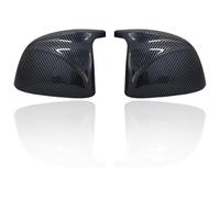 Boîtier Rétroviseur Coque De Vue Latérale Arrière En Carbone Noir Brillant 2 Pièces Pour BMW X3 G01 Ix3 X4 G02 X5 G05 X6 G06 X7 G07(B)