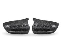 Boîtier Rétroviseur Coque Pour BMW Série 5 G30 G31 2017-2019 Conduite À Gauche Coque Rétroviseur Extérieur Arrière Remplacement Fibre Carbone ABS(Forged Carbon Look)