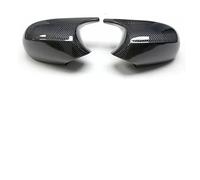 Boîtier Rétroviseur Extérieur Pour BMW Pour E92 Pour E93 Pour E90 Pour E91 Pour E81 Pour E82 Couvercle Noir Fibre Carbone M Look Capuchon Rétroviseur Arrière(Carbon Fiber)