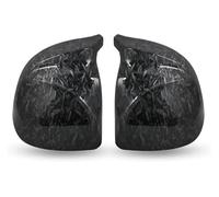 Boîtier Rétroviseur Latéral Pour BMW X3 G01 IX3 X4 G02 X5 G05 X6 G06 X7 G07 2 Pièces Coques Rétroviseurs Latéraux Arrière Noir Brillant Motif Carbone(C)