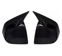 Boîtier Rétroviseur Latéral Pour Tesla Pour Model Y Coque Rétroviseurs Arrière Adhésive Fibre Carbone Noire(A pair bright black)