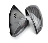 boîtier rétroviseur Lot 2 Coques Rétroviseurs Latéraux Noir Brillant Pour VW Pour Golf 7 MK7 Pour GTD Pour GTI Pour Touran 12-20 couvercle d'aile latérale(Carbon Look black)
