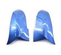 boîtier rétroviseur Lot De 2 Coques De Rétroviseur Pour BMW F30 F32 F35 Bleu 51167292745 51162222543 51162222544 couvercle d'aile latérale