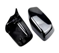 boîtier rétroviseur Lot De 2 Coques De Rétroviseurs Latéraux De Rechange Pour BMW Pour E60 Pour E61 2003-2008 couvercle d'aile latérale(Carbon fiber)