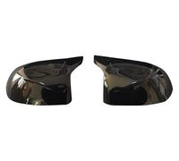 Boîtier Rétroviseur Pour BMW F25 X3 F26 X4 F15 X5 F16 X6 (2014-2018) Enjoliveur Rétroviseur Intérieur Noir Brillant Style Fibre Carbone(1 pair black)