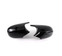 Boîtier Rétroviseur Pour BMW Série 1 Pour E3 Pour E87 Pour E81 E82 E90 E91 E92 E93 Enjoliveur Latéral De Rétroviseur Intérieur ABS Style Fibre De Carbone.(Black LCI)