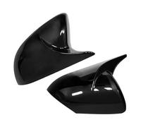 Boîtier Rétroviseur Pour Mazda 3 Pour Axela BL 2.0 2009 2010-2013 Voiture Porte Extérieure Aile Miroir Couvercle Capuchon Rétroviseur Coque Boîtier Couvre Miroirs(Bright Black)