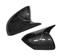 Boîtier Rétroviseur Pour Mazda 3 Pour Axela BL 2.0 2009 2010-2013 Voiture Porte Extérieure Aile Miroir Couvercle Capuchon Rétroviseur Coque Boîtier Couvre Miroirs(Carbon Fiber Pattern)