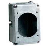 Boîtier réversible simple Hypra pour prise 2P+T 16A - métal IP44