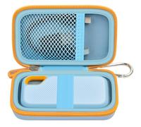 Boîtier rigide compatible avec SSD portable SanDisk 500 Go/1 To/2 To/4 To - Jusqu'à 1050 Mo/s - USB-C, USB 3.2 Gen 2 - Disque dur externe - Support de transport pour câbles USB - Bleu (boîte