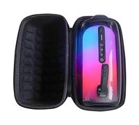 Boîtier rigide en EVA Sacoche de voyage pour JBL Pulse 5 Pulse5 Enceinte Bluetooth sans fil étanche pour l'extérieur, sac de transport et de stockage protecteur pour les voyages (Black lining)