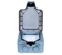 Boîtier RJ45 mural étanche IP 66-2 ports | Cat.6A, Prise RJ45 2 ports murale étanche équipée catégorie 6A