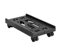 Boîtier roulant pour PC - Support pour unité centrale - Roulette avec 4 roulettes pivotantes - Forte compatibilité avec la plupart des tours PC, bureau à domicile