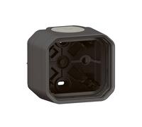boitier saillie - 1 poste - anthracite - legrand plexo 069601l