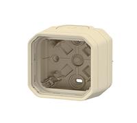 boitier saillie - 1 poste - beige - legrand plexo 069863l