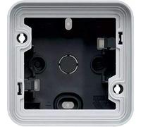 boitier saillie 1 poste hager cubyko composable gris