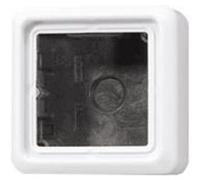 Jung AP-Kap CD581AWW - Cadre moulé, 1 pli, boîtier de montage, plastique neuf
