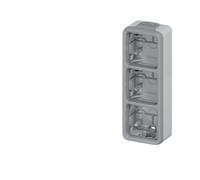 Legrand Boîtier à embouts Plexo composable 3 postes verticaux IP55 Gris