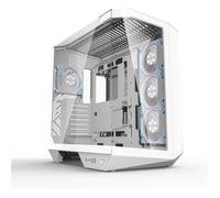 Boitier sans alimentation - Cube - Format ATX - DARKFLASH DY470 - Blanc