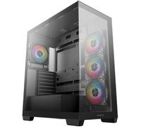 DeepCool Boîtier PC CG580 4F, Moyen tour ATX RGB, panneaux vitrés, sans alimentation, Noir
