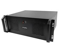 Lanberg Boîtier serveur SC01-3504-10B 19" 4U ATX 3 baies 2 ventilateurs 2x USB 2.0 Noir