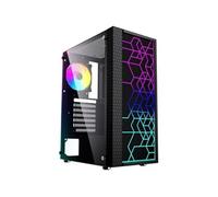 Boîtier Semi-Tour ATX - GEMBIRD - Fornax 2500 ARGB - Multicolore - 41x49x24 cm - Compatible ATX