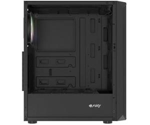 Boîtier Semi-Tour ATX - NATEC - NFO-2153 - Couleur Noir - Éclairage RGB - Taille ATX